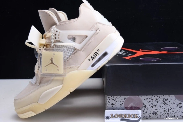 Reps LUCY CV9388-100 x Off-White Sail Jordan 4 Air 0815